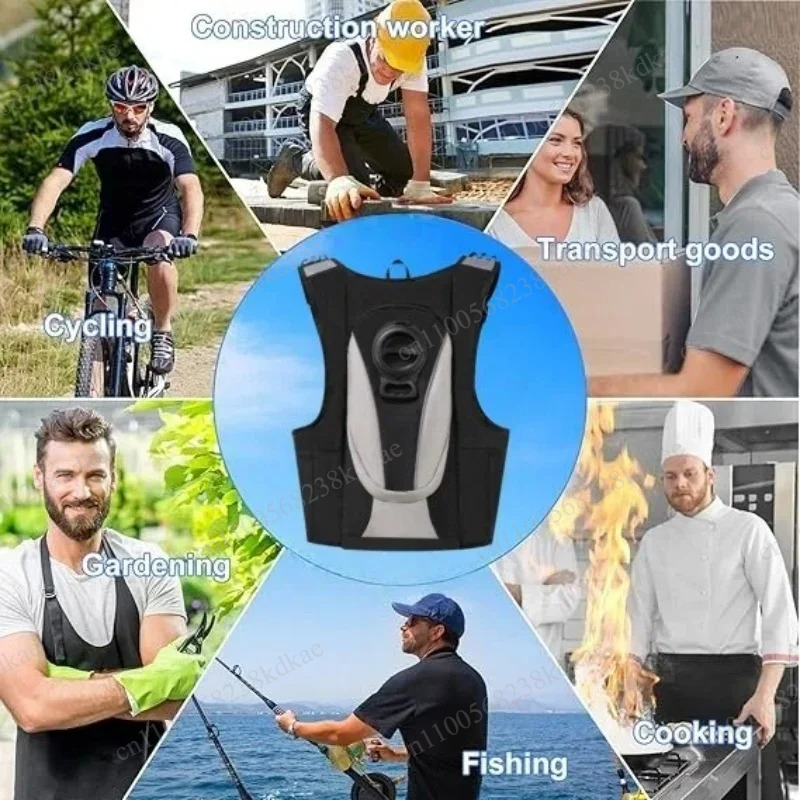 Fishing Vest Jacket - Summer Water Circulation Physical Cooling Vest