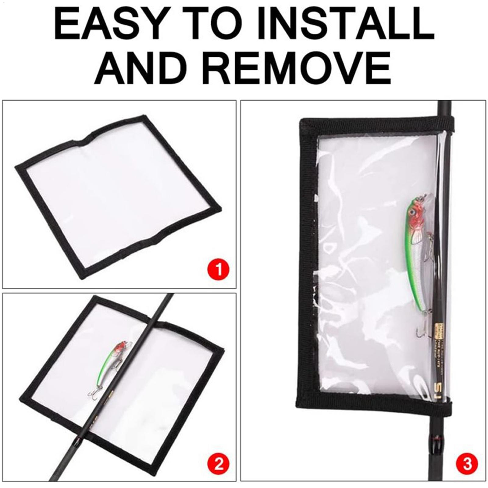 Fishing Equipment Hook - Transparent PVC fishing bait cover, fishing