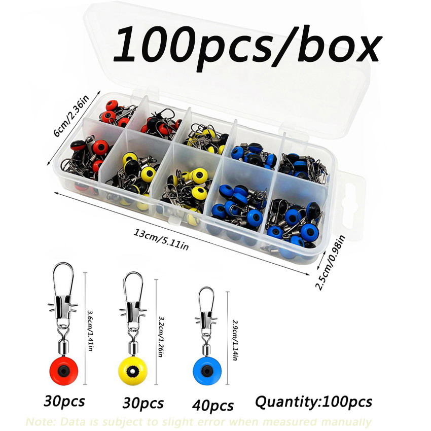 Fishing Equipment Hook - 20pcs Fishing Line Hook Swivels Shank