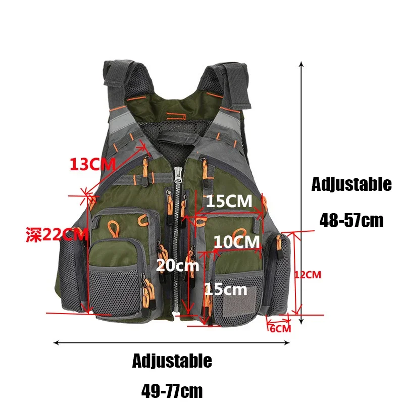 Adjustable Fishing Vest Breath - đánh giá và giá Fishing Vest Jacket