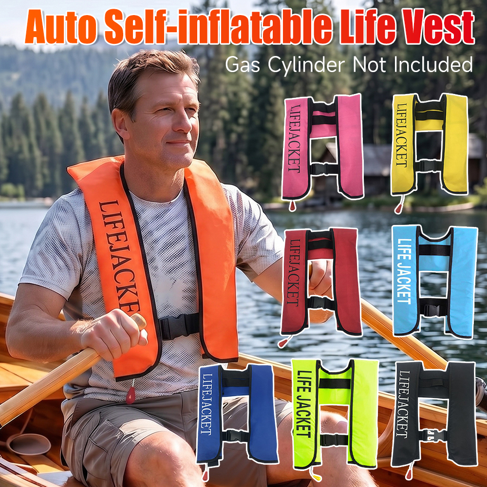 Automatic Inflatable Life Vest - đánh giá và giá Fishing Vest Jacket