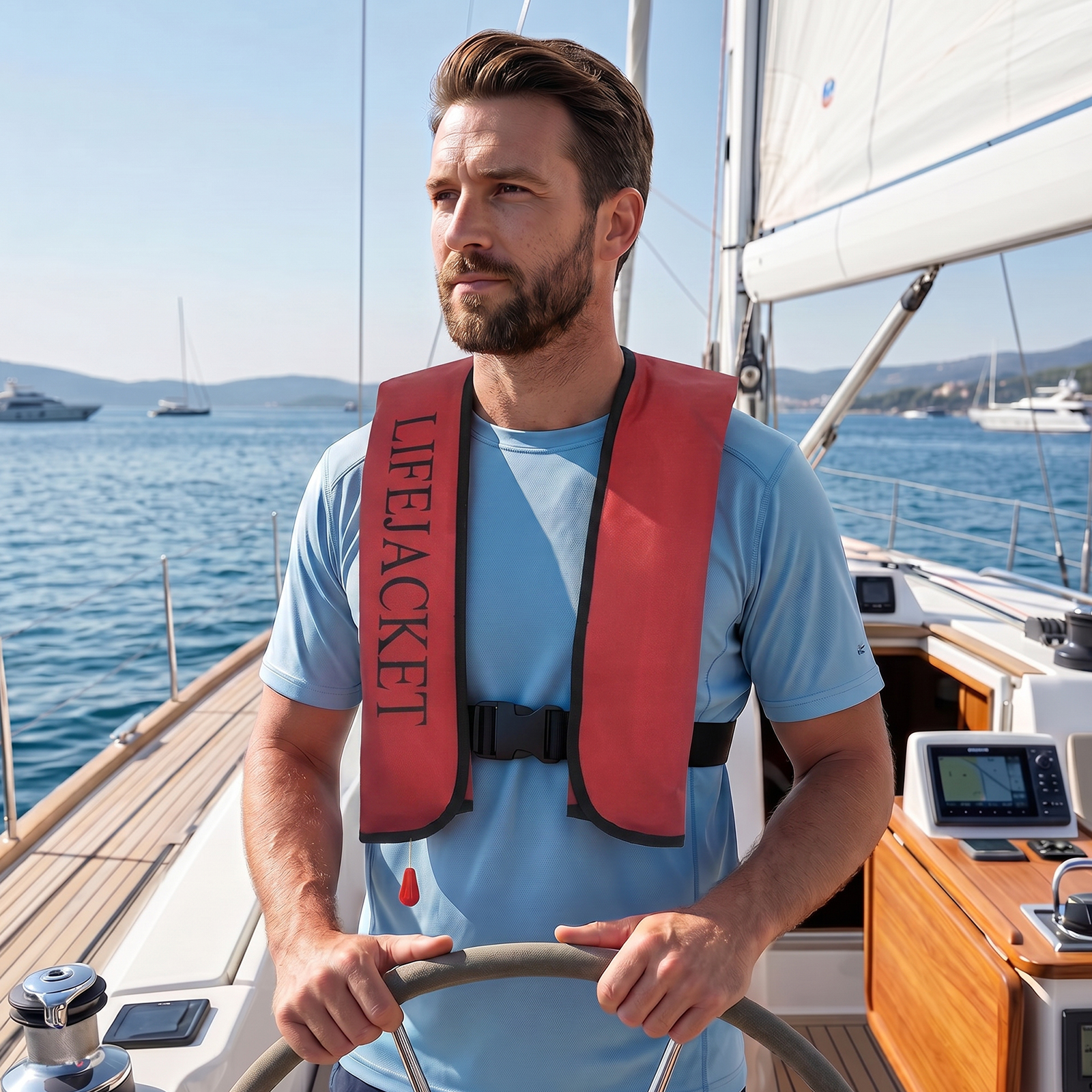 Automatic Inflatable Life Vest - đánh giá và giá Fishing Vest Jacket