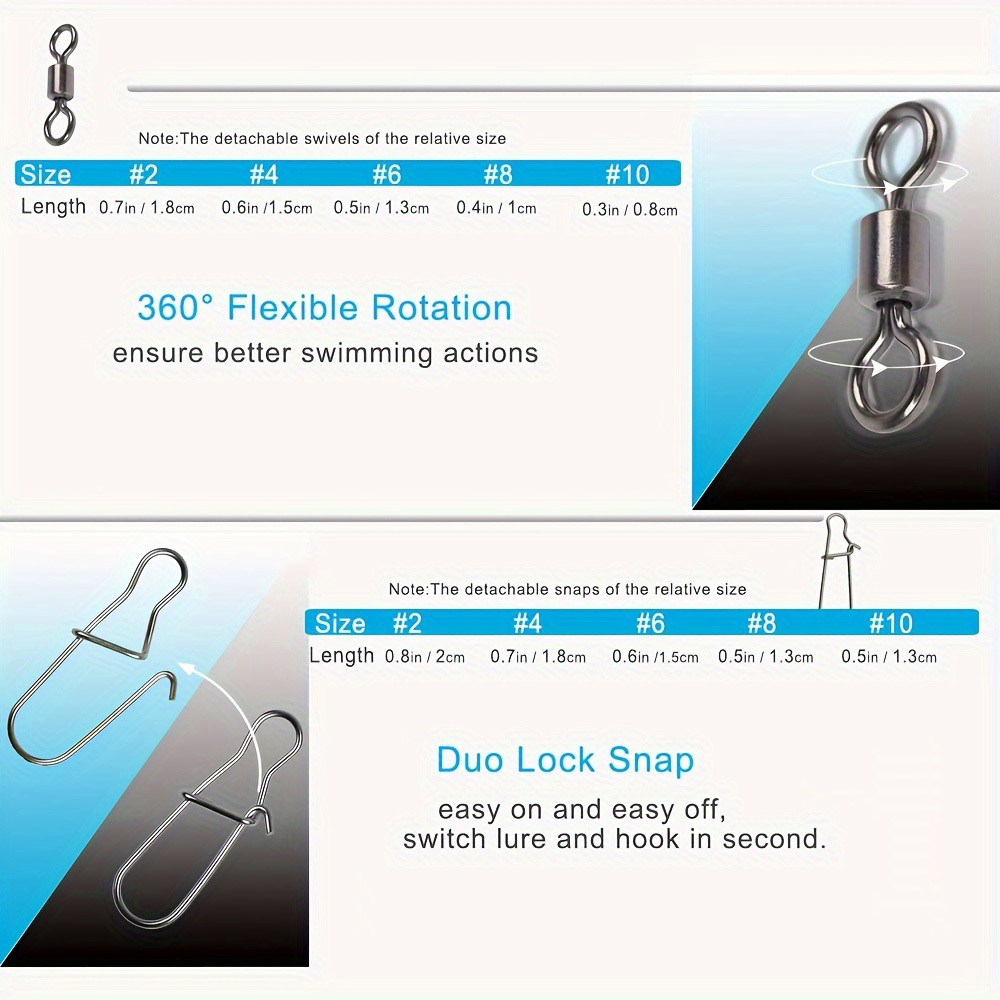 95/210 PCS Set Fishing Connect - đánh giá và giá Fishing Equipment Hook