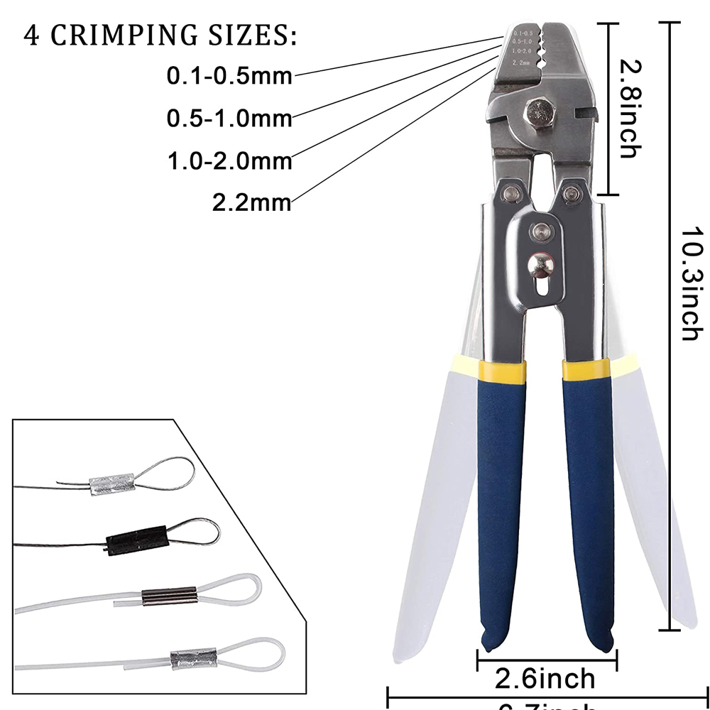 300pcs Crimp Fishing Sleeves S - đánh giá và giá Fishing Equipment Shop