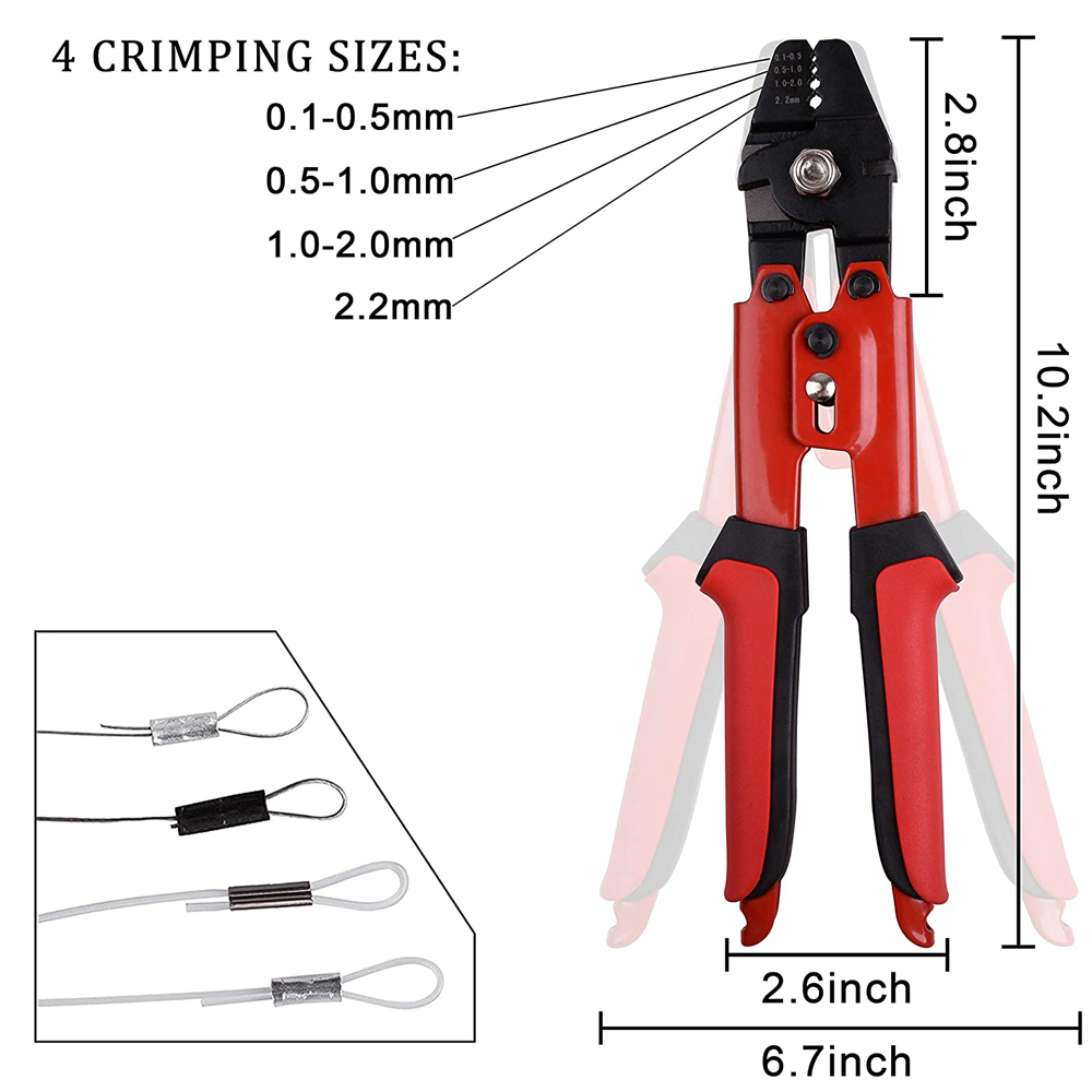 300pcs Crimp Fishing Sleeves S - đánh giá và giá Fishing Equipment Shop