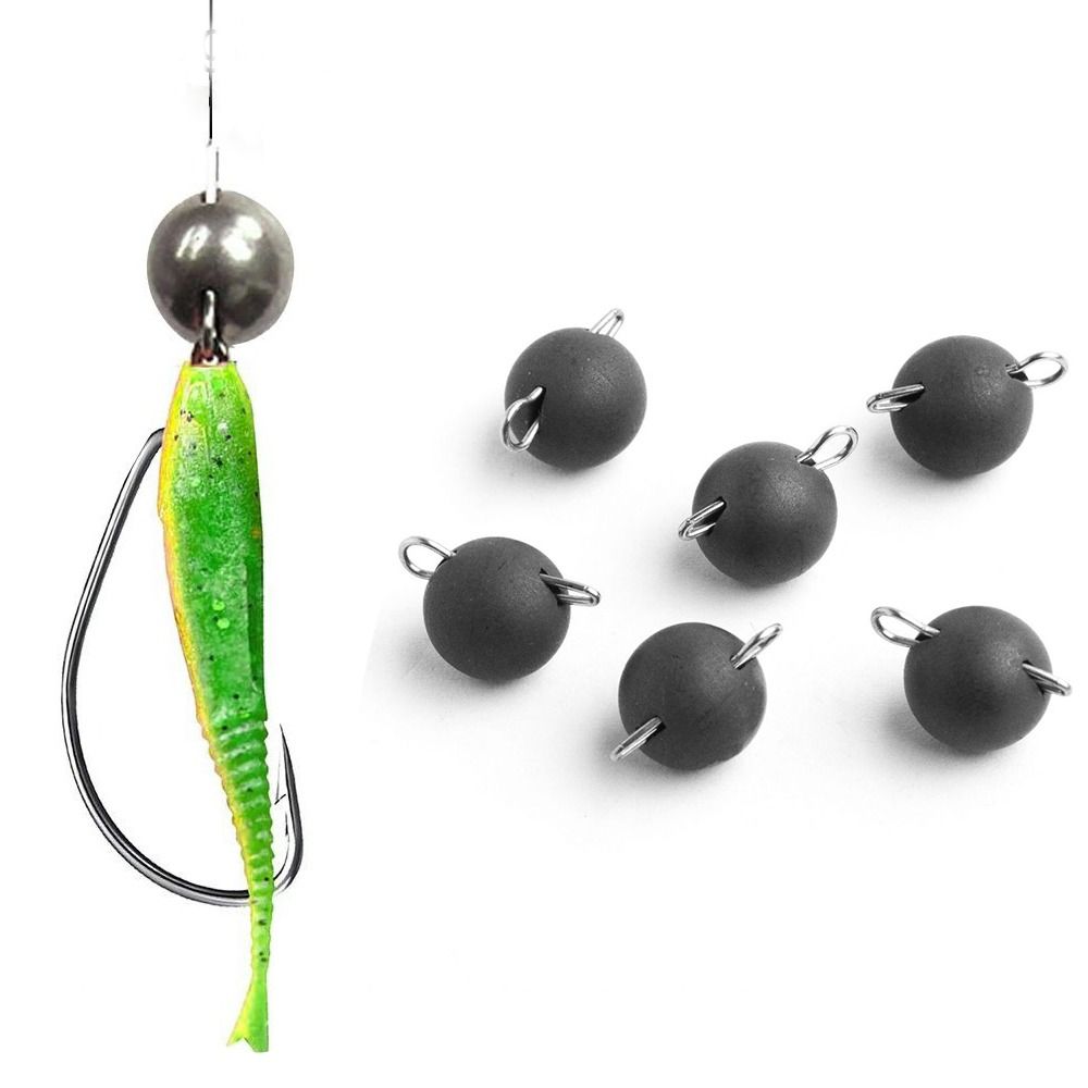 1pc Matte Black Tungsten Sinke - đánh giá và giá Fishing Equipment Hook