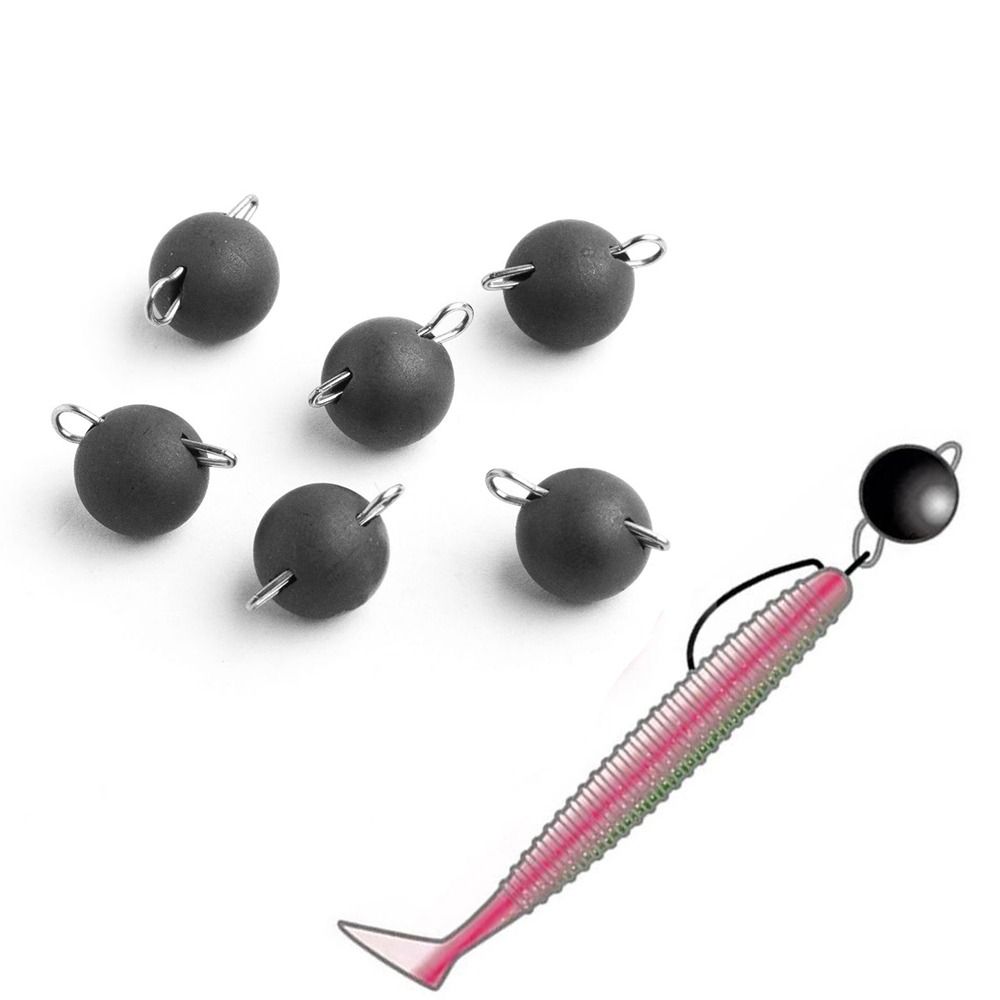 1pc Matte Black Tungsten Sinke - đánh giá và giá Fishing Equipment Hook