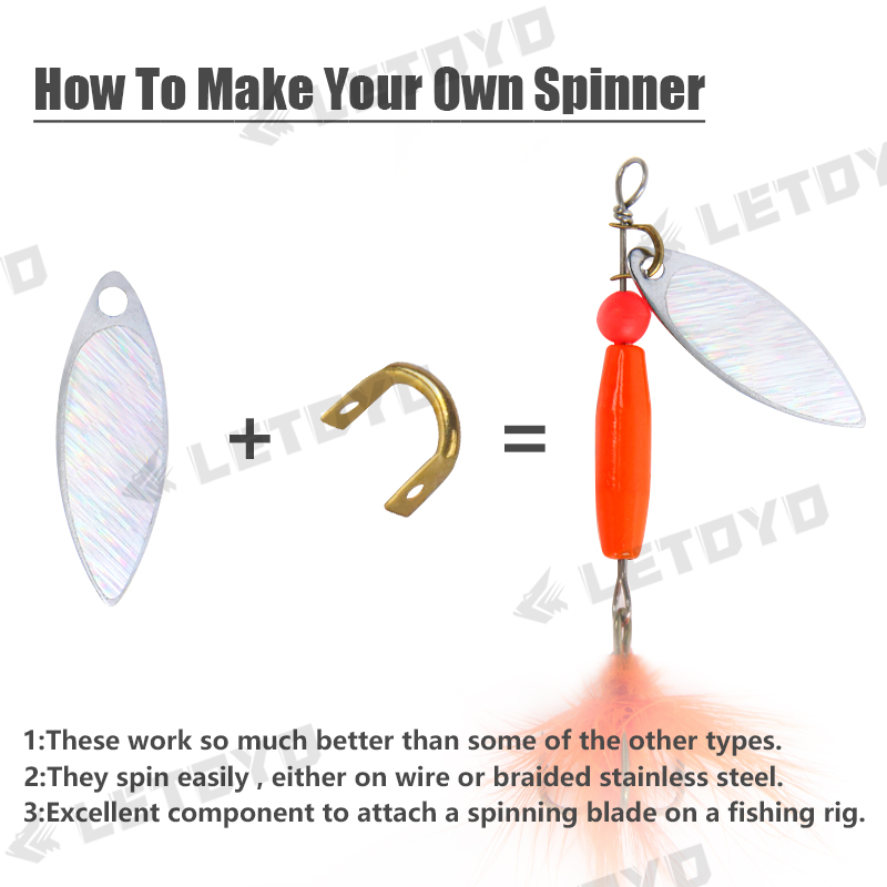 LETOYO 100pcs Folded Clevises  - đánh giá và giá Fishing Equipment Hook