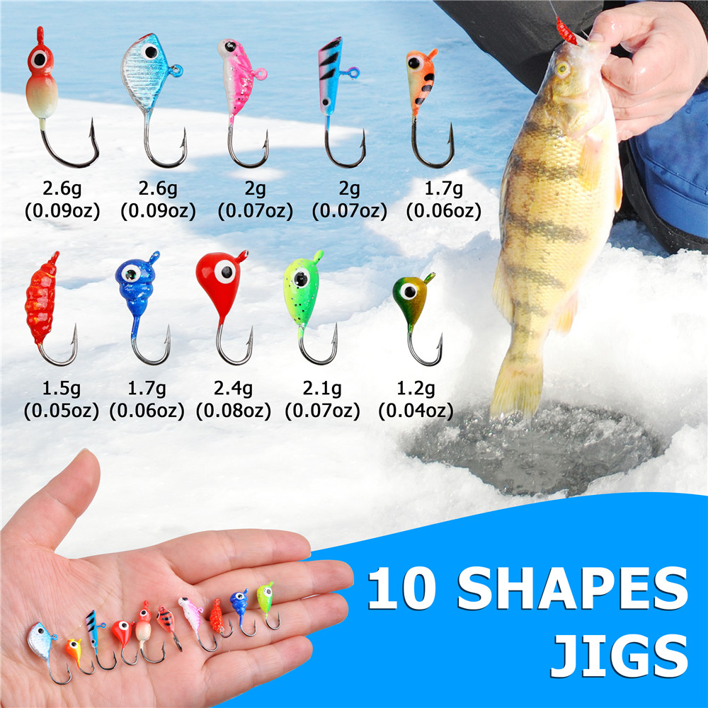 24Pcs ice fishing gear Kit Lum - đánh giá và giá Fishing Equipment Shop