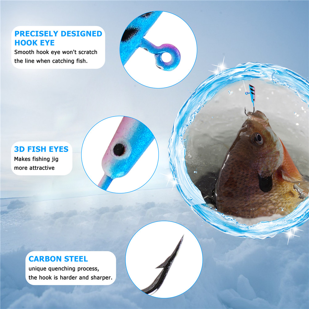 24Pcs ice fishing gear Kit Lum - đánh giá và giá Fishing Equipment Shop