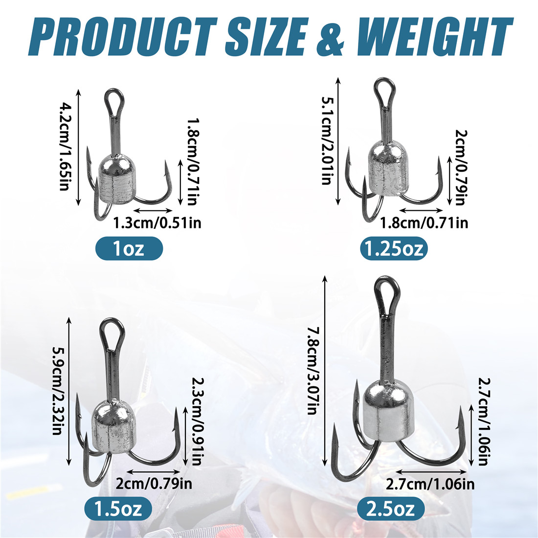 10PCS Snagging treble hooks We - đánh giá và giá Fishing Equipment Shop