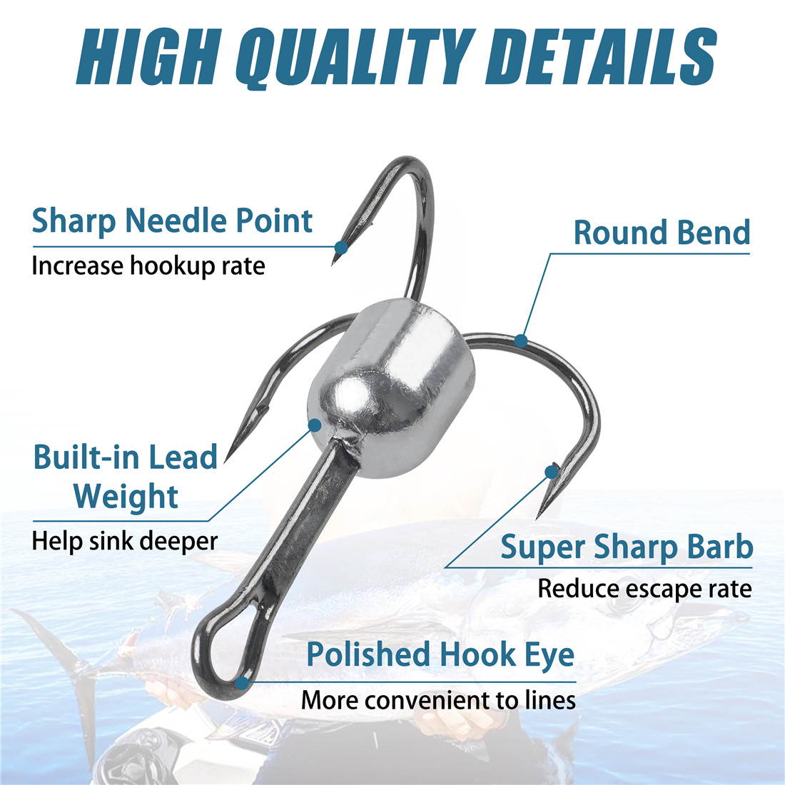 10PCS Snagging treble hooks We - đánh giá và giá Fishing Equipment Shop