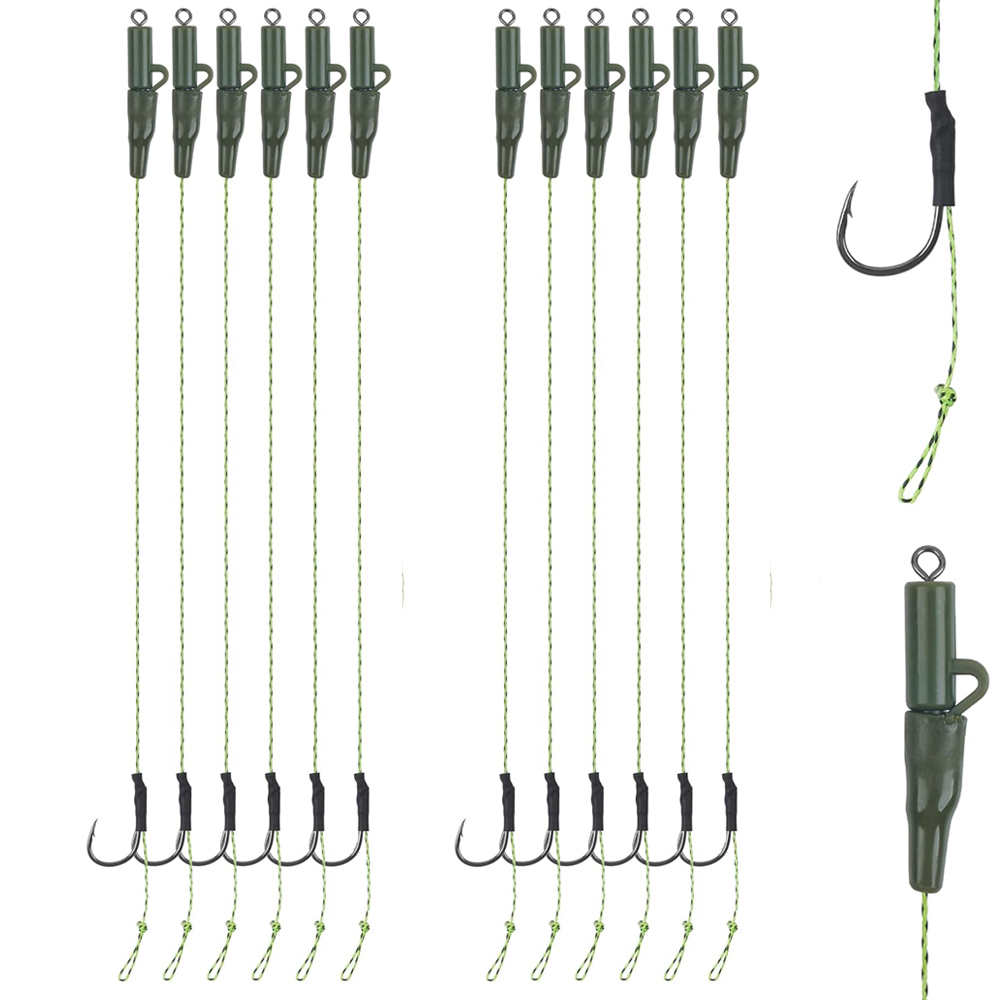 12Pcs Carp fishing hair rigs P - đánh giá và giá Fishing Equipment Shop