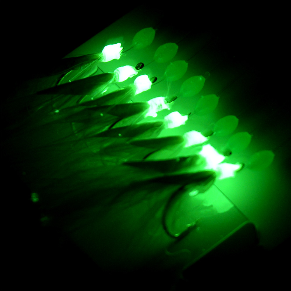 24Pcs=3Packs  8 in 1 Feather F - đánh giá và giá Fishing Equipment Shop