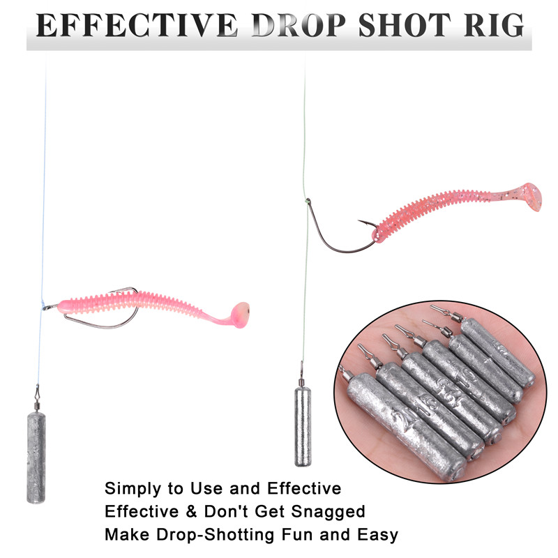 24pcs/lot Drop shot rigs Lead  - đánh giá và giá Fishing Equipment Shop