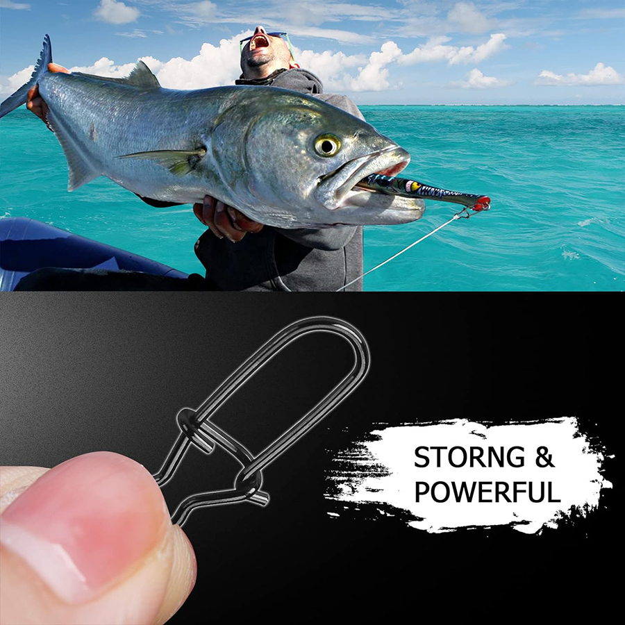 50Pcs Crankbait Snaps Stainles - đánh giá và giá Fishing Equipment Hook