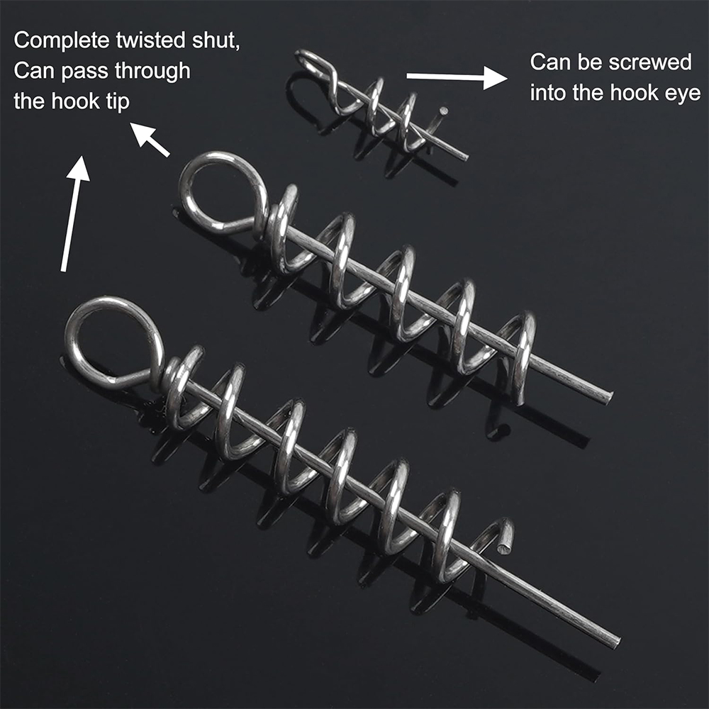 50Pcs Spring Twist Lock Fishin - đánh giá và giá Fishing Equipment Hook
