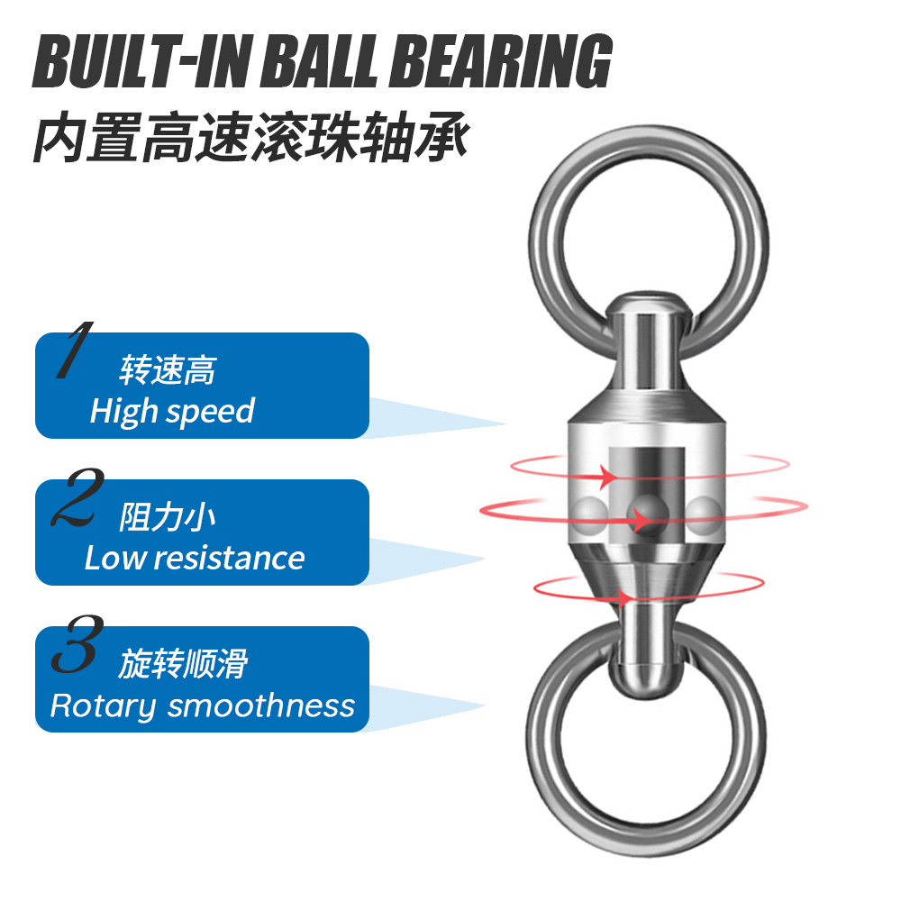 JIGGINGPRO Ball Bearing Swivel - đánh giá và giá Fishing Equipment Hook