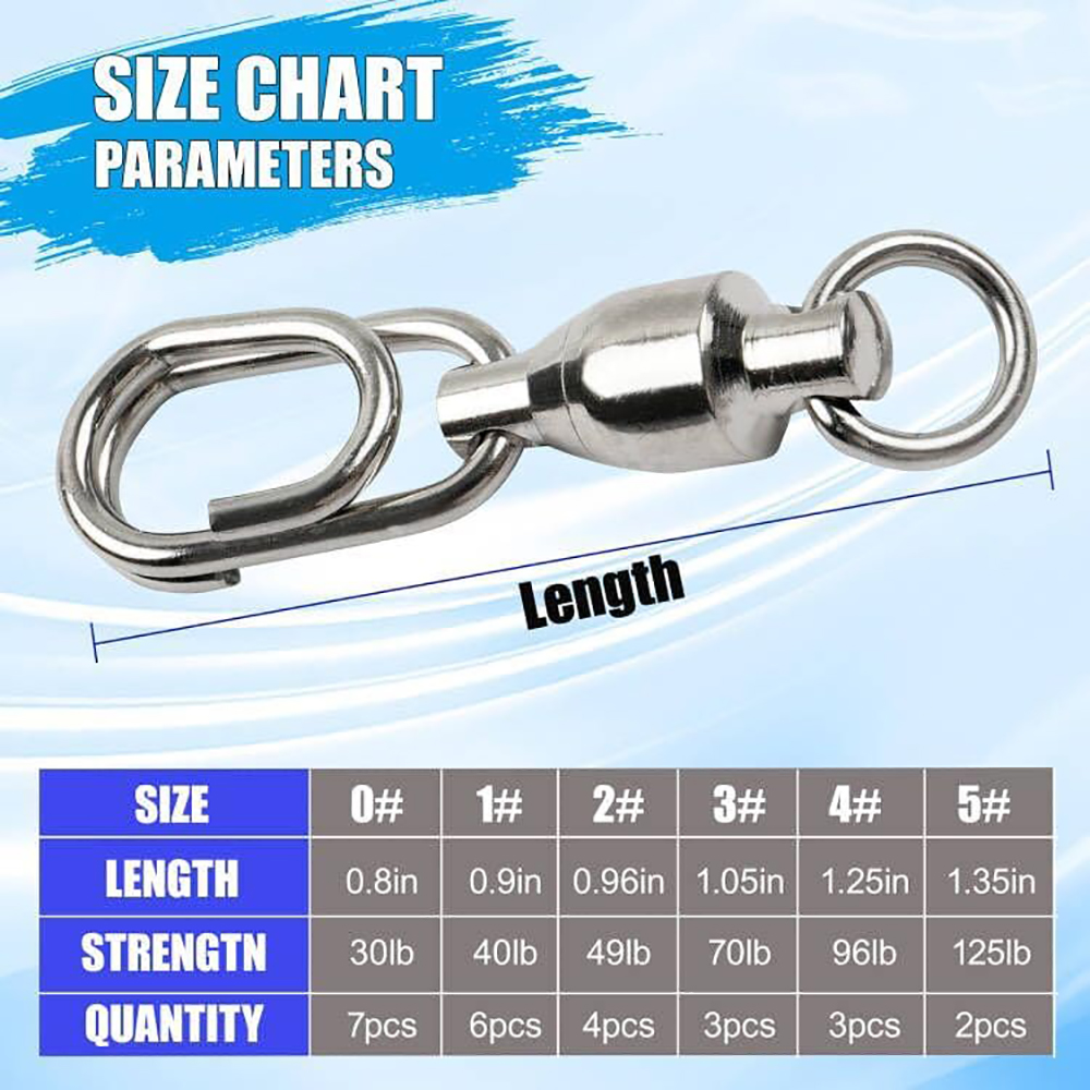25pcs Ball Bearing Fishing Swi - đánh giá và giá Fishing Equipment Shop