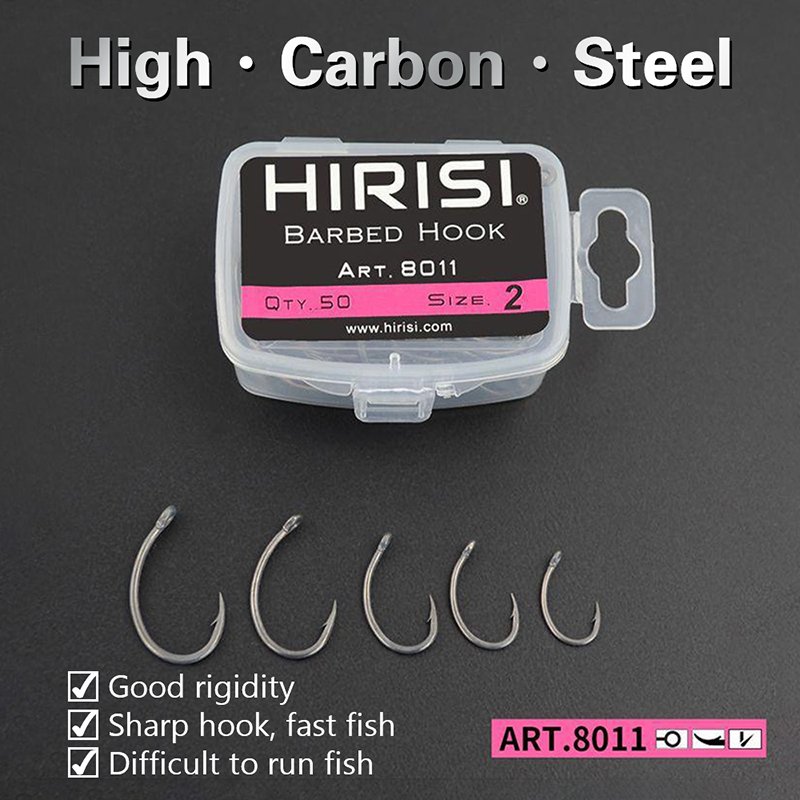 New Hirisi 50pcs Boxed Hooks B - đánh giá và giá Freshwater Fishing Kit