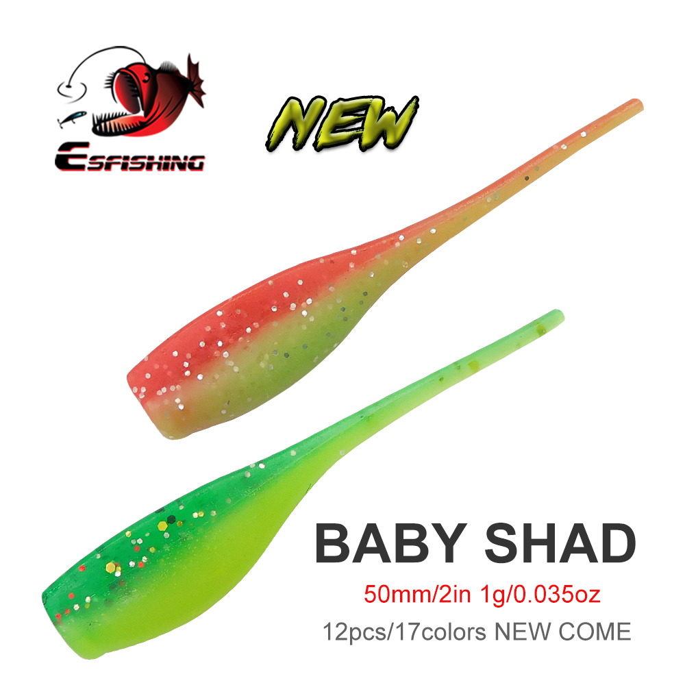 ESFISHING Baby Shad 50mm Soft  - đánh giá và giá Fishing Equipment Ebay