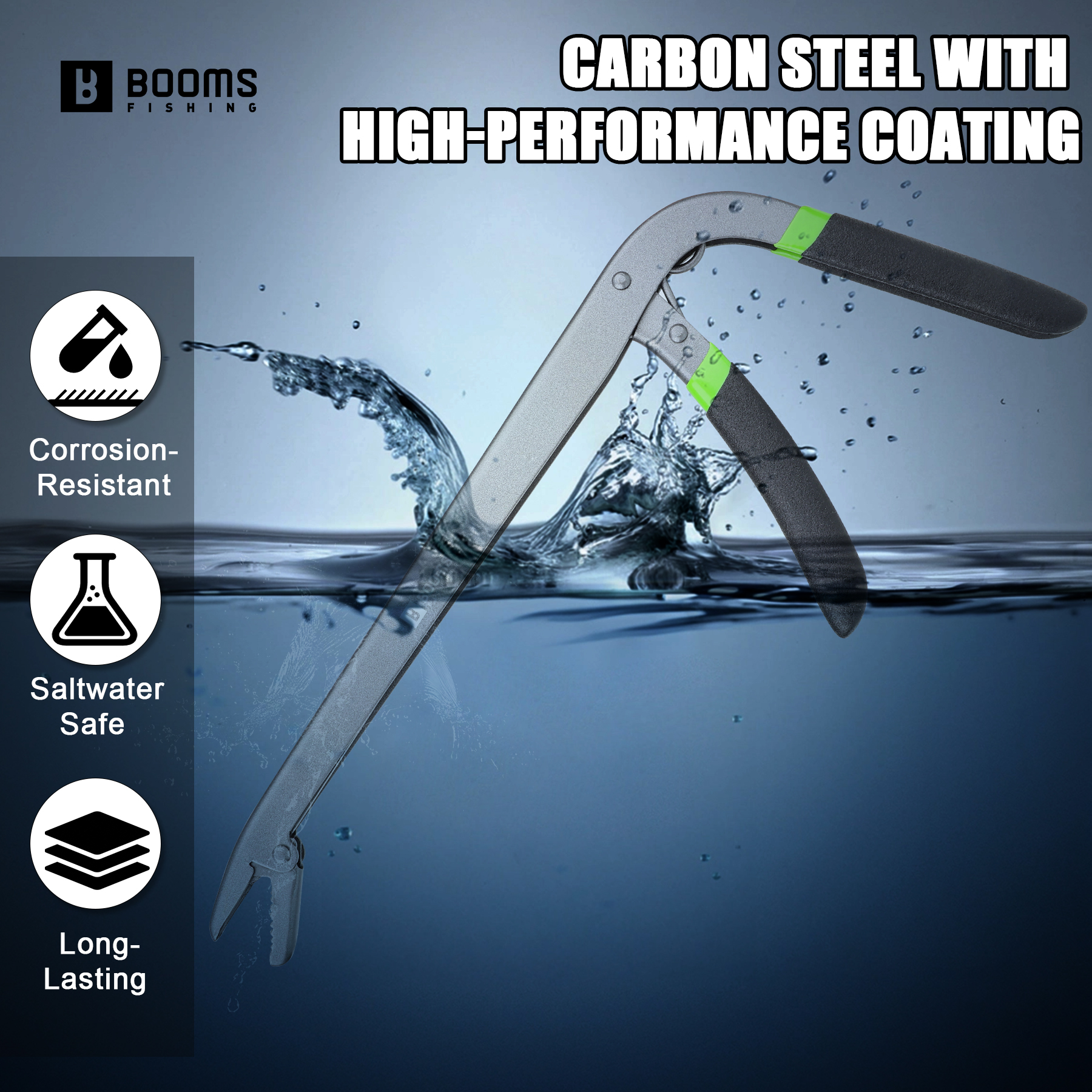 Booms Fishing 25cm Carbon Stee - đánh giá và giá Fishing Equipment Pictures
