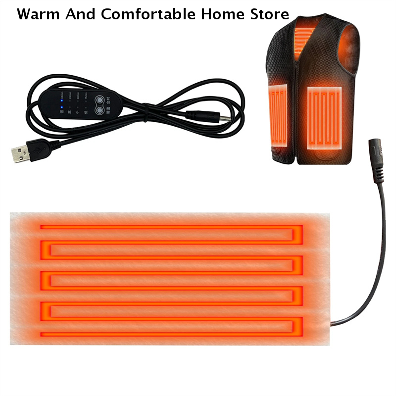 5V USB Warm Paste Pads Fast-He - đánh giá và giá Fishing Vest Jacket