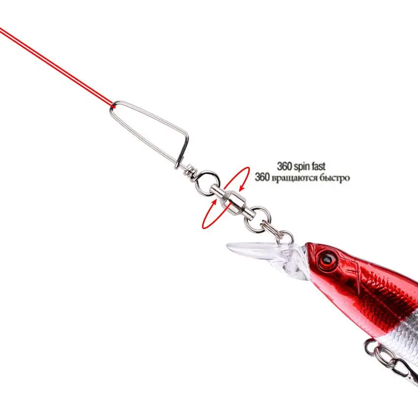 50pcs Fishing Ball Bearing Swi - đánh giá và giá Fishing Equipment Hook