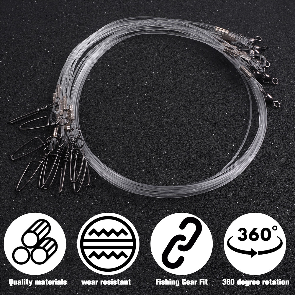 96Pcs Fluorocarbon Fishing Lea - đánh giá và giá Fishing Equipment Shop