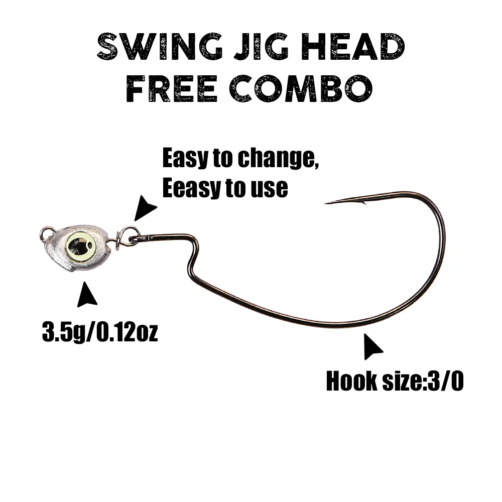B&U Swing Jig Head Cheburashka - đánh giá và giá Fishing Equipment Hook