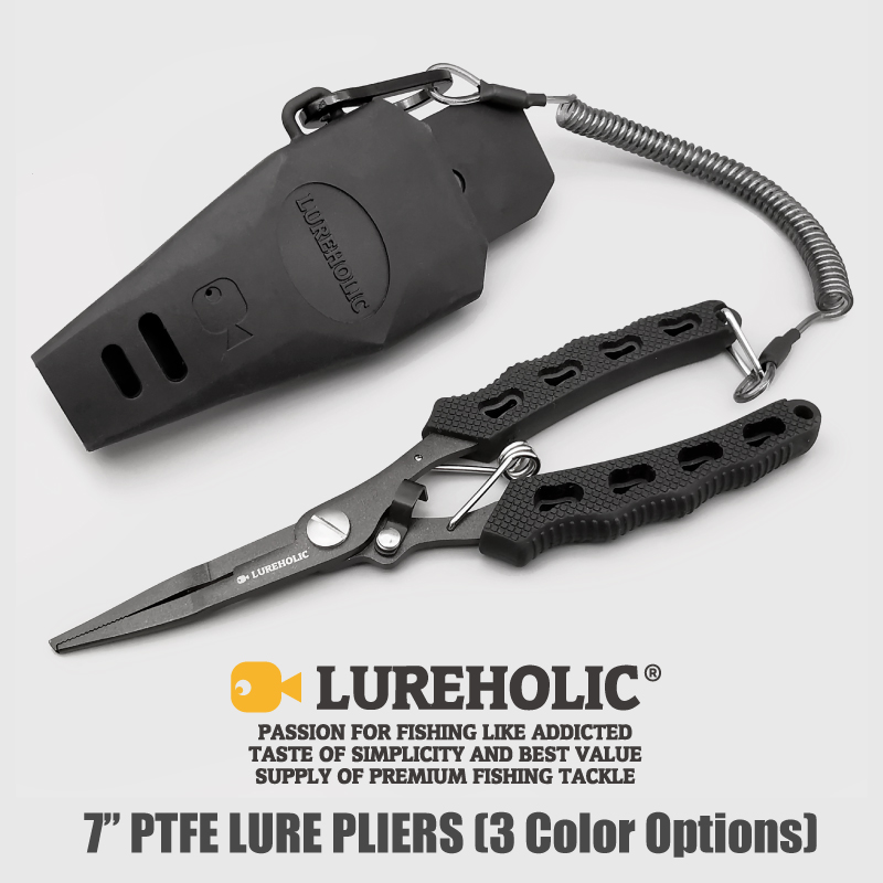 Lureholic 7” PTFE Coated Lure  - đánh giá và giá Fishing Equipment Hook